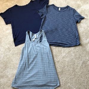 Lululemon women’s Tee Shirt tank lot size 12